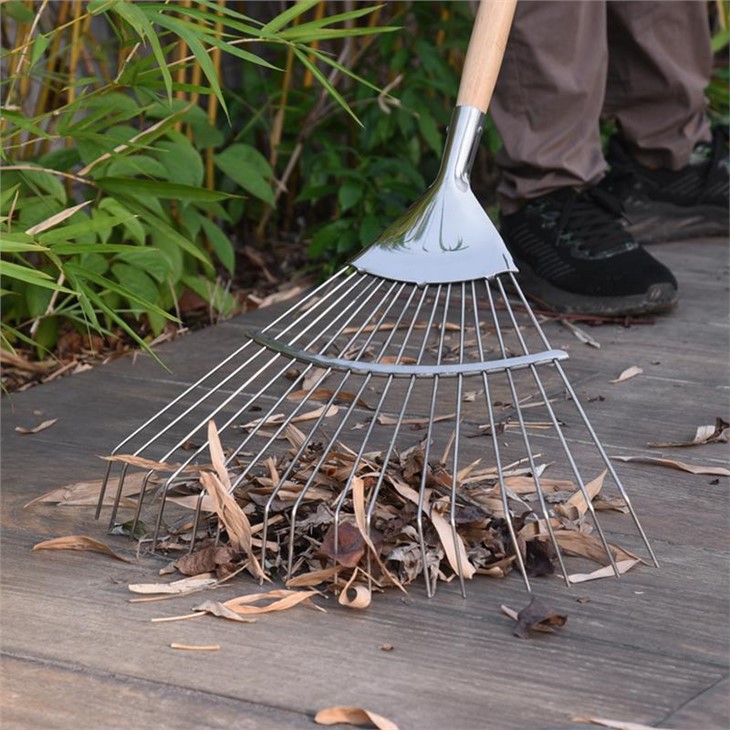 Garden Leaf Rake Metal